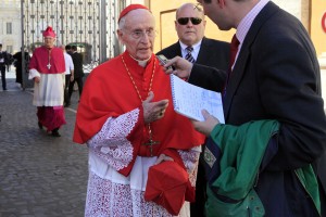 Cardenal Carles en beatificación de Juan Pablo II