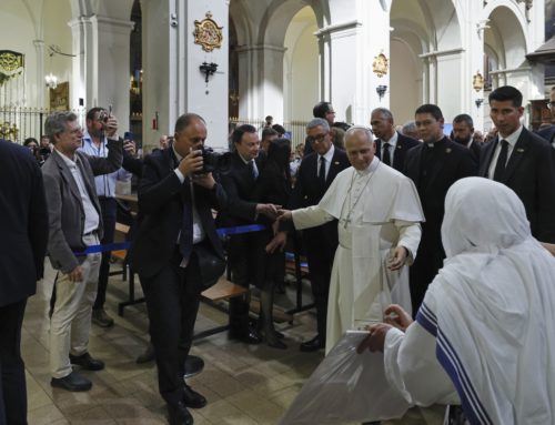 FIAMC Present with Pope Leo in Barcelona