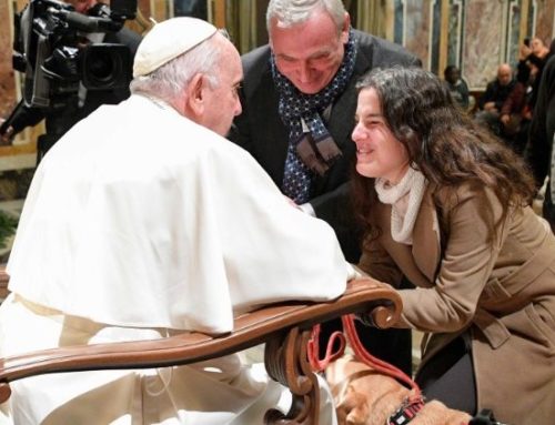 Pope Francis to visually-impaired